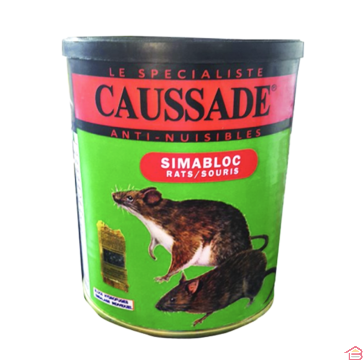 RATICIDE SIMABLOC POUR RATS ET SOURIS 400 G - CAUSSADE
