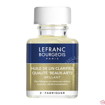 HUILE DE LIN CLARIFIEE BRILLANT 75ML - LEFRANC BOURGEOIS
