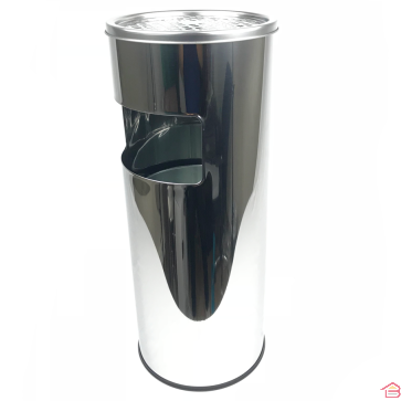 CENDRIER POUBELLE B0049 EN ACIER INOXYDABLE