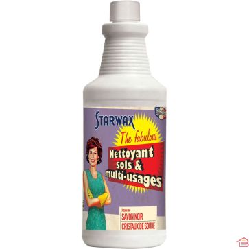 NETTOYANT SOLS ET MULTI-USAGES STARWAX THE FABULOUS 1 LITRE