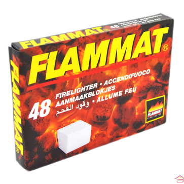 LOT 2 ALLUMES FEU FLAMMAT 48 CUBES