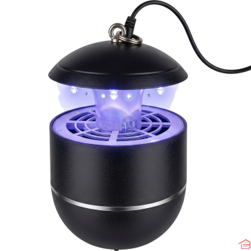 PIÈGE ANTI MOUSTIQUES ÉLECTRIQUE À LED ULTRAVIOLET 6 LED 4 WATTS 12 VOLTS AVEC VENTILATEUR GLEECON