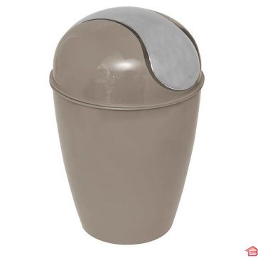 POUBELLE POLYPROPYLENE CONIQUE - TAUPE