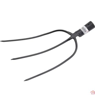 FOURCHE DE RAMASSAGE 3 DENTS EN ACIER FORGÉ AVEC MANCHE EN BOIS DE FRÊNE BELLOTA