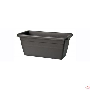 JARDINIERE AKEA + SOUCOUPE 80 CM ANTHRACITE