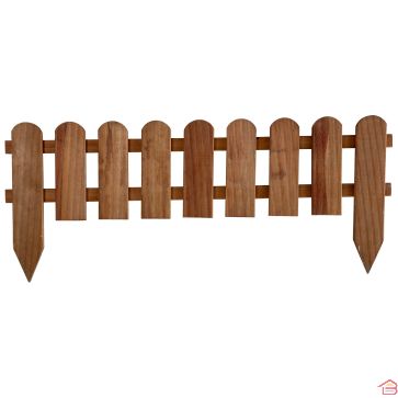 BORDURE PANORAMA 15 X 45 X 110 CM MARRON LISSE