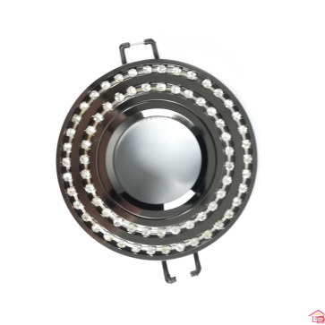 SPOT ALUMINIUM CRISTAL ROND MR16 PRD3722 BK CL