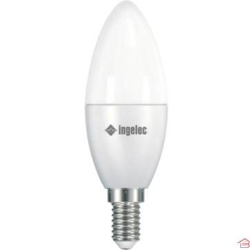 LAMPE LED FLAMME BLANC FROID 6 WATTS CULOT E14 ÉQUIVALENT HALOGÈNE 40 WATTS 6500 KELVIN