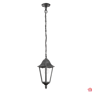SUSPENSION E27 60W IP44 ALUMINIUM NOIR NAVEDO