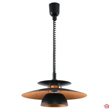 SUSPENSION  BRENDA 60W NOIR E27