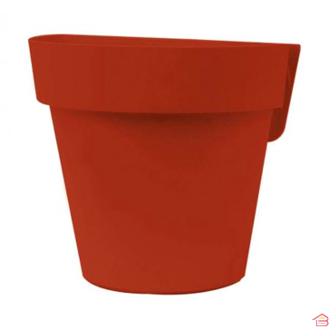 POT UP DIAM 25 CM AVEC RESERVE ROUGE