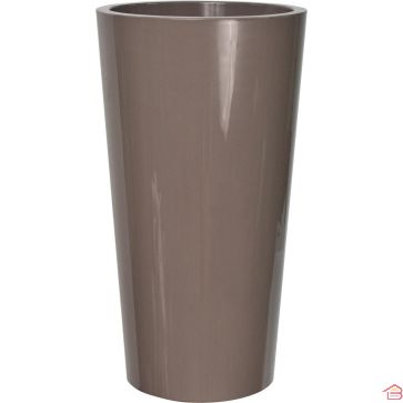 POT TUIT 33 CM AVEC BAC INTÉGRÉ TOURTERELLE FINITION BRILLANTE