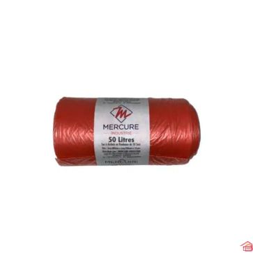 SAC FLÉXITÈNE ROUGE 50L NORME NF EN 13592 - 50 SACS