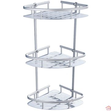 COIN DE SALLE DE BAIN À 3 NIVEAUX EN ALUMINIUM