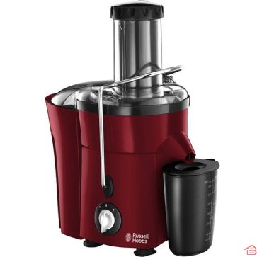 CENTRIFUGEUSE ROUGE ET NOIRE 550 W RUSSELL HOBBS DESIRE AVEC GOULOTTE XL ET 2 VITESSES