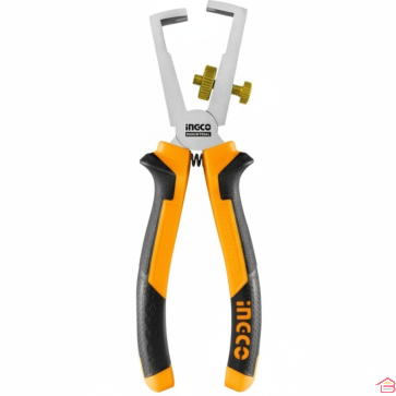 PINCE À DÉNUDER 160 MM EN ACIER CHROME VANADIUM INGCO AVEC POIGNÉE TPR CONFORT