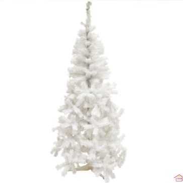 SAPIN BLANC IRISÉ 180 CM AVEC 480 BRANCHES DE 7 CM