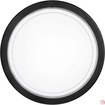 APPLIQUE/PLAFONIER PLANET 1 ACIER NOIR  E27 1 X 60 W