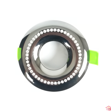 SPOT ROND ALUMINIUM CRISTAL GU10 SHC001