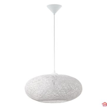 SUSPENSION CAMPILO PLASTIQUE BLANC H1100 Ø 450 MM