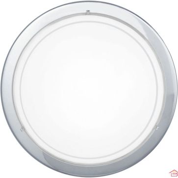 APPLIQUE/PLAFONNIER PLANET ACIER CHROME Ø 290 MM