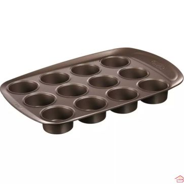 MOULE À 12 MUFFINS EN MÉTAL ASIMETRIA PYREX