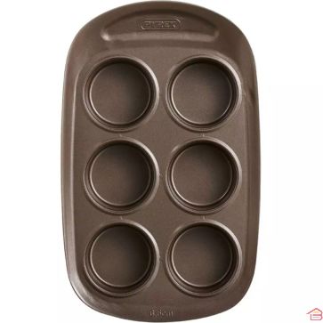 MOULE À 6 MUFFINS EN MÉTAL ASIMETRIA PYREX