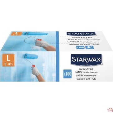 GANTS EN LATEX TAILLE L LOT DE 100