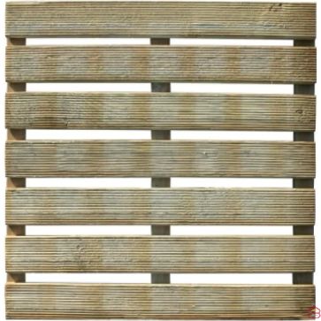 DALLE DE TERRASSE EN BOIS SALMA 50X50 CM PIN TRAITÉ AUTOCLAVE CLASSE 3