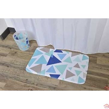 TAPIS MICROFIBRE IMPRIME 45 X 75 CM - GEOMETRIK