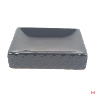 PORTE SAVON EN CERAMIQUE 14X9.5X3.5CM