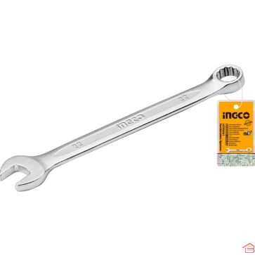 CLÉ MIXTE 22 MILLIMÈTRES EN ACIER CHROME VANADIUM FINITION MATE INGCO
