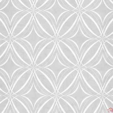 PAPIER PEINT VINYLE SUR INTISSÉ GLITZ GEO EMPRESS GRIS MOTIF GÉOMÉTRIQUE