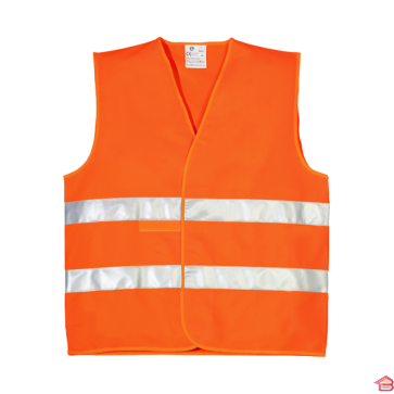 GILET DE SECURITE ORANGE CHANTIER