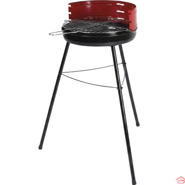 BARBECUE À CHARBON SUR PIEDS ROND EN ACIER ÉMAILLÉ DIAMÈTRE 40 CENTIMÈTRES LANZAROTE SOMAGIC