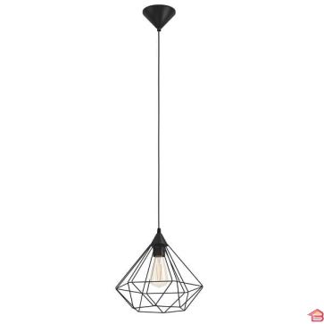 SUSPENSION TARBES NOIR Ø 325 MM E27 60 W