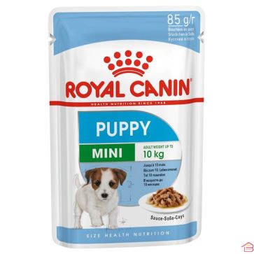 ALIMENT HUMIDE EN POCHON MINI PUPPY 85 G ROYAL CANIN