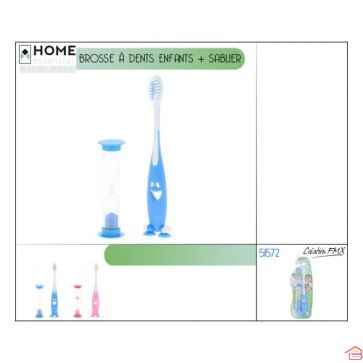 BROSSE À DENTS ENFANTS + SABLIER