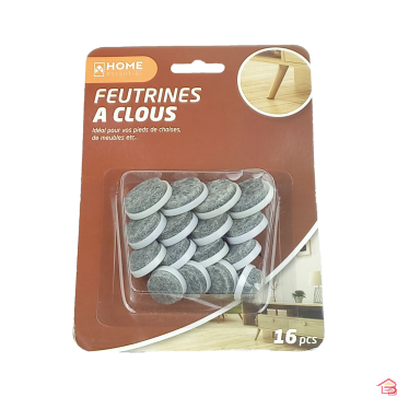 FEUTRINES À CLOUS 16 PIÈCES