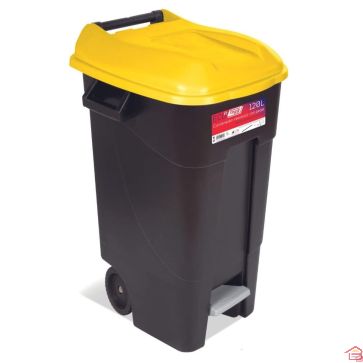 POUBELLE 120L A PÉDALES