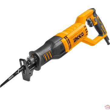 SCIE SABRE ÉLECTRIQUE 750 WATTS VITESSE VARIABLE COUPE BOIS MÉTAL ALUMINIUM AVEC ACCESSOIRES INGCO