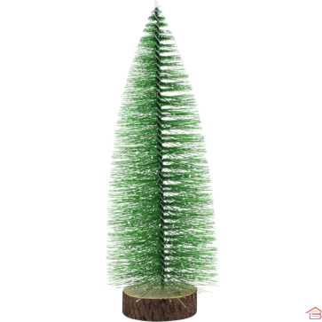 SAPIN DE NOËL VERT COMPACT 7 X 21 CM AVEC FINITION RÉALISTE