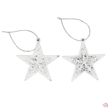 SUSPENSION DE NOËL ÉTOILES À PAILLETTES