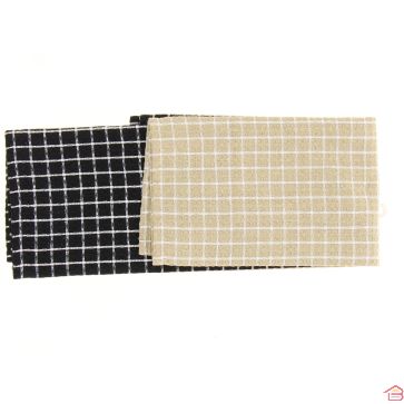 2 TORCHONS DIM 50X70 CM 100% COTON 3 MOTIFS CUISINE ET MOI