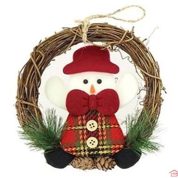 COURONNE DE NOËL 14 CM 