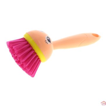 BROSSE VAISSELLE AVEC MOTIFS VISAGE CLEAN MAX