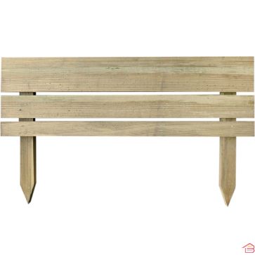 BORDURE EN BOIS NOVA 80 CM POUR JARDIN ET MASSIFS PIN TRAITÉ CLASSE 3