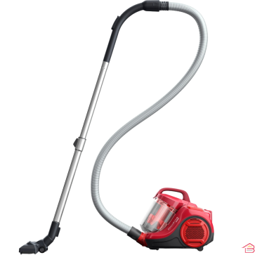 ASPIRATEUR TRAÎNEAU POWER CYCLONIC SANS SAC ROWENTA ROUGE AVEC TECHNOLOGIE CYCLONIQUE