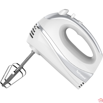 BATTEUR ÉLECTRIQUE À MAIN 200 WATTS TECHWOOD AVEC 5 VITESSES ET FONCTION TURBO