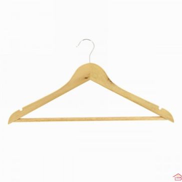 LOT DE 3 CINTRES EN BOIS 44.5 CM